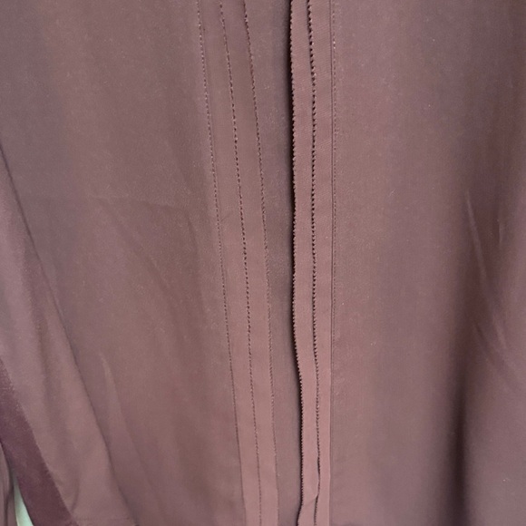 Ann Taylor Rich Burgundy Blouse - Picture 4 of 8